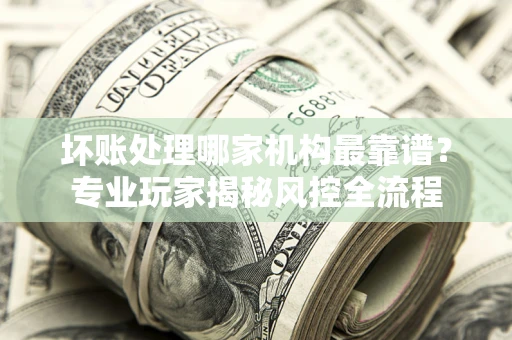 北京坏账处理哪家机构最靠谱？专业玩家揭秘风控全流程