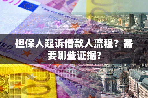 北京担保人起诉借款人流程？需要哪些证据？