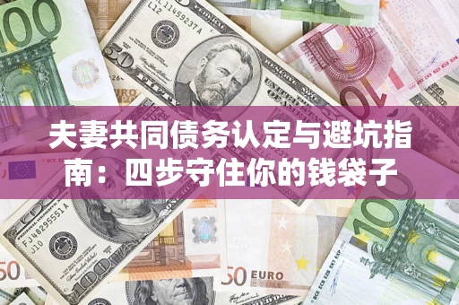 北京夫妻共同债务认定与避坑指南：四步守住你的钱袋子