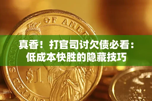 北京真香！打官司讨欠债必看：低成本快胜的隐藏技巧