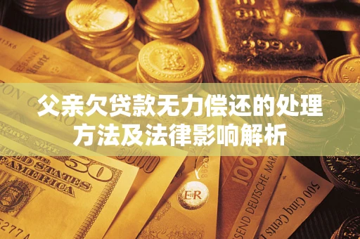 北京父亲欠贷款无力偿还的处理方法及法律影响解析