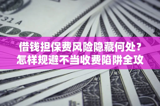 北京借钱担保费风险隐藏何处？怎样规避不当收费陷阱全攻略！
