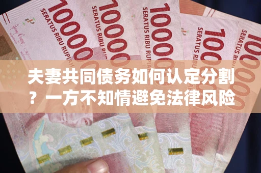 北京夫妻共同债务如何认定分割？一方不知情避免法律风险必看！
